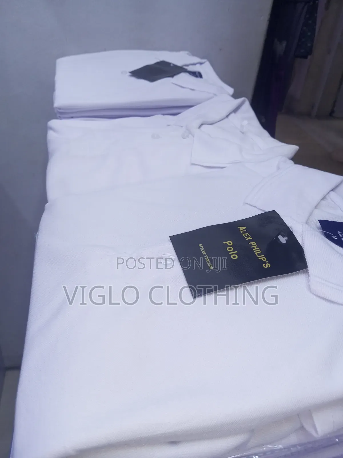 White Plain Poloshirts in Wholesale and Single Orders