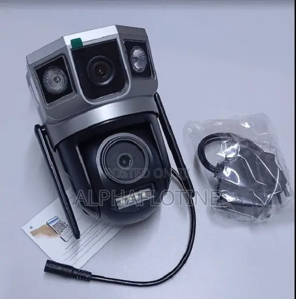 AC-Powered 4MP 4G LTE PTZ Dual-Lens Smart Security Camera
