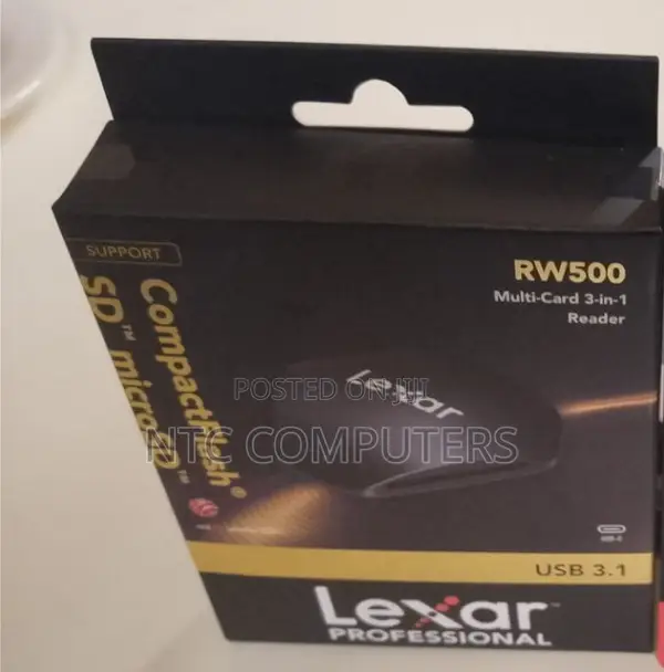 Lexar RW500 Professional Multi-Card 3-in-1 USB 3.0 Reader