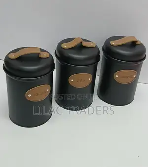 * Sugar, Tea, Coffee Canisters *