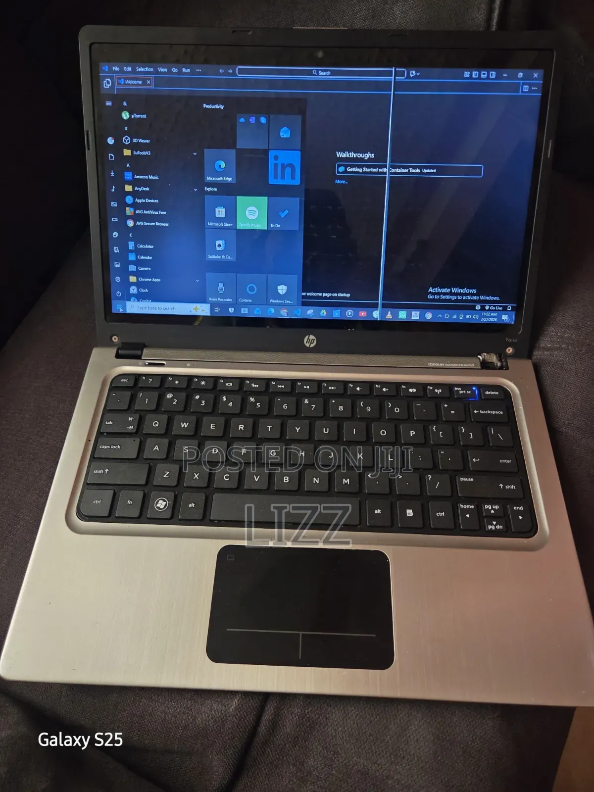 Laptop HP Folio 13 4GB Intel Core i5 SSD 128GB