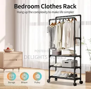 Rolling Garment Rack-Sc