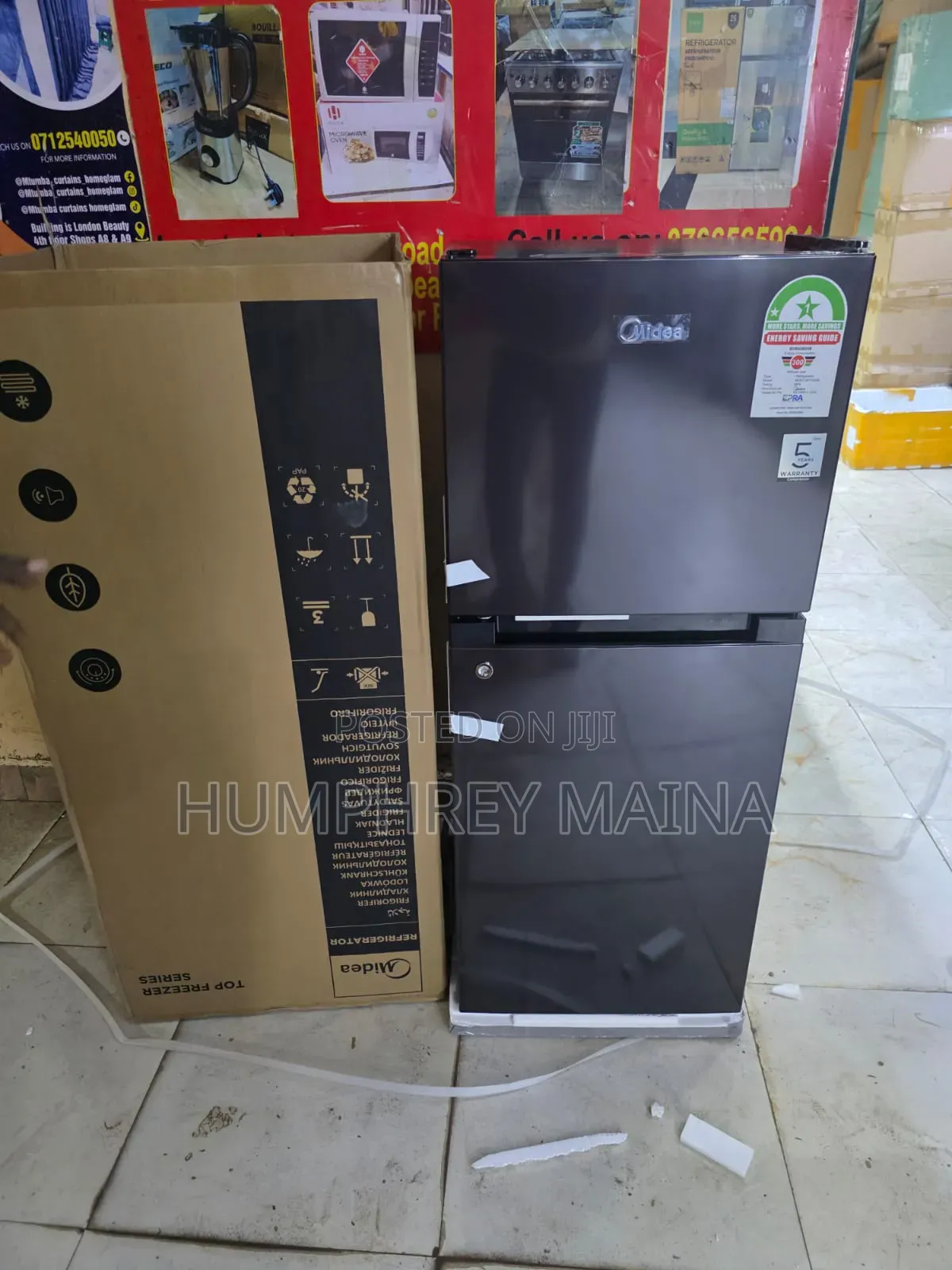 Midea 128litres Double Door Refrigerator
