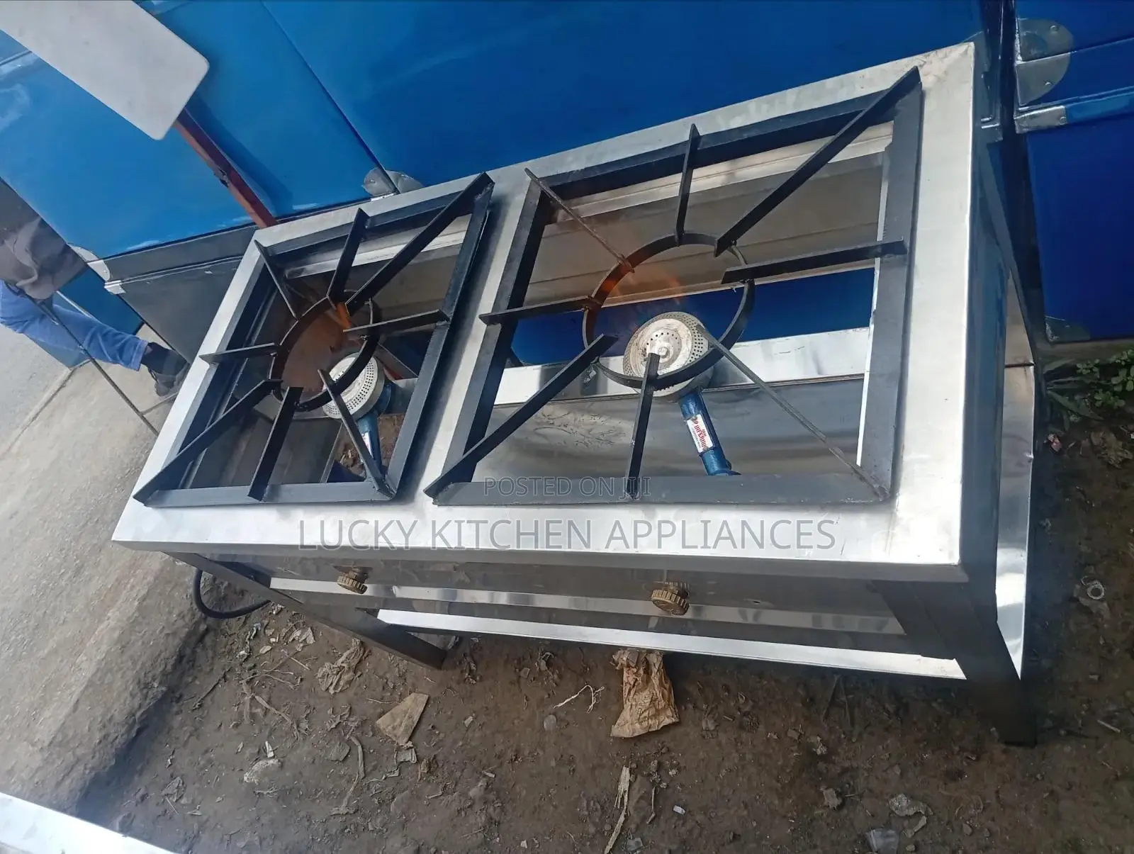 Quality Stainless Steel High Pressure Two Burner.