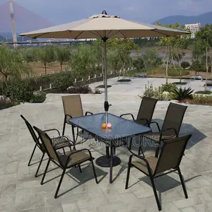 Dining Set; 4 Seater Foldable Outdoor Set