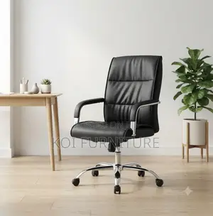 Office Chair; Executive Adjustable Office Leather Chair