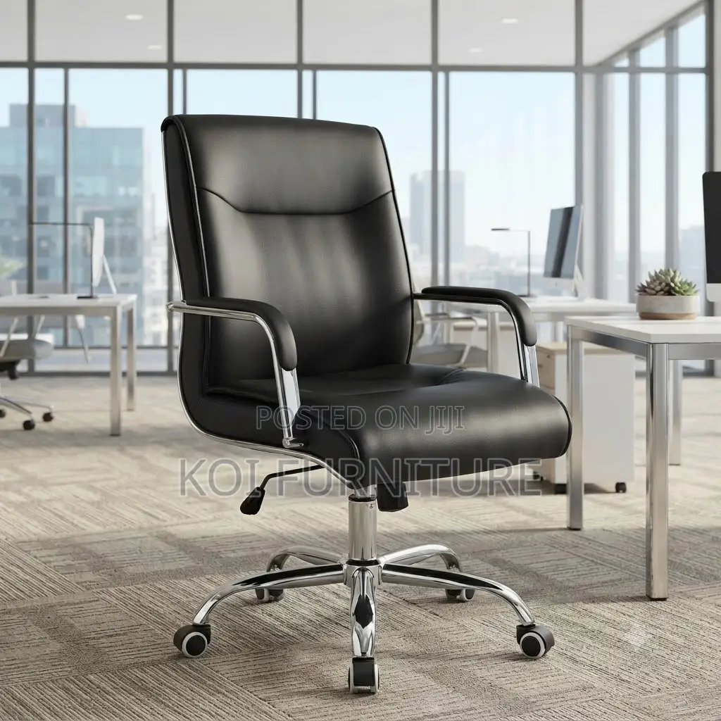 Office Chair; Executive Adjustable Office Leather Chair