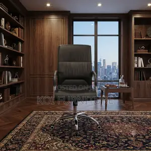 Office Chair; Executive Adjustable Office Leather Chair