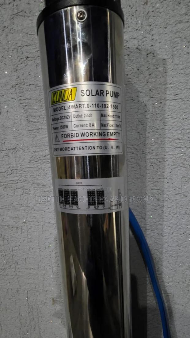Kunda 110m Head Solar Submersible Pump 1500W With Controller - thumbnail 2