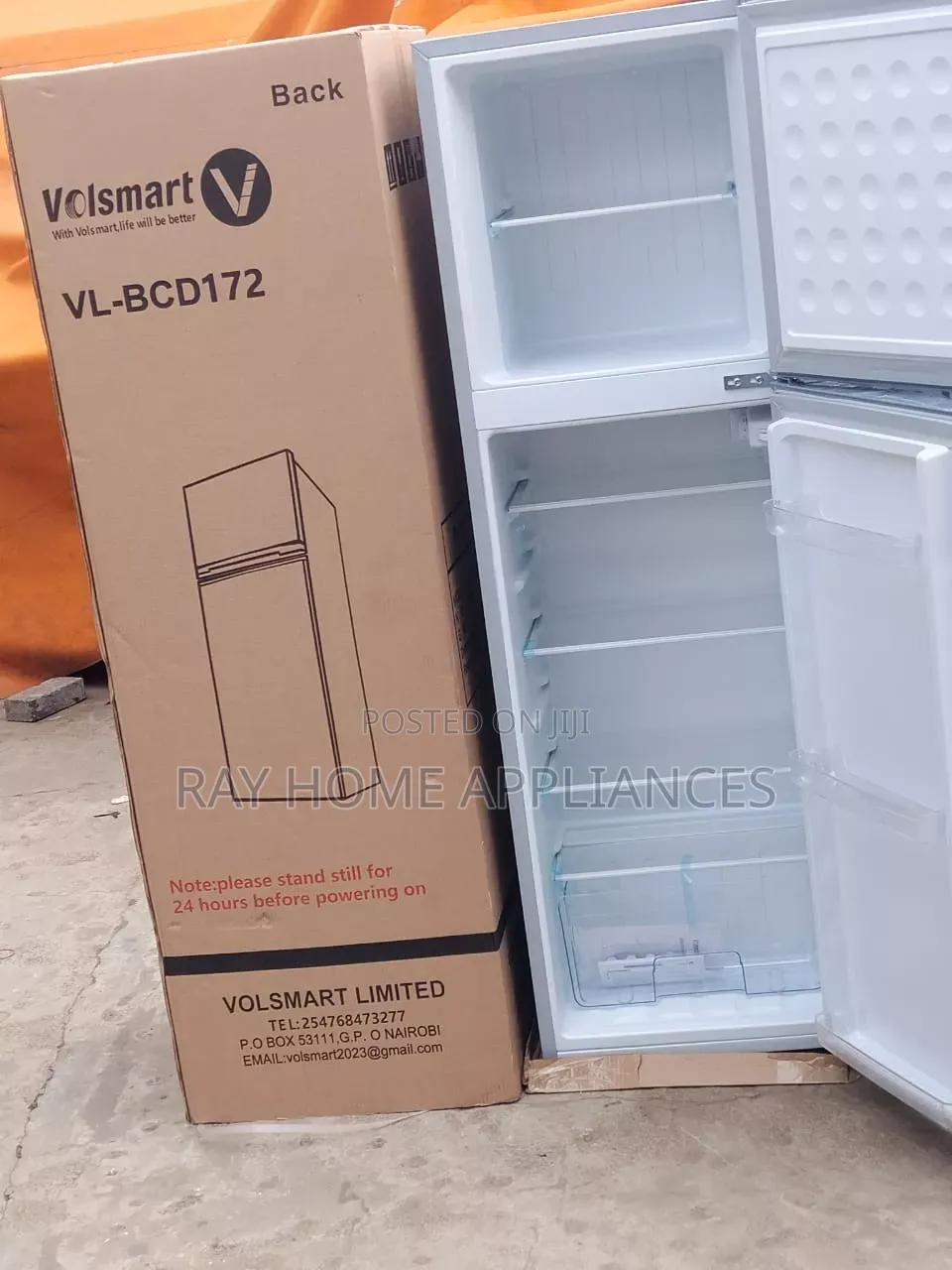 172litres Volsmart Double Door Refrigerator