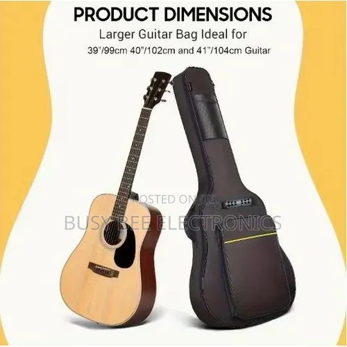 41-Inch Guitar Case - Cozy, Water-Repellent,