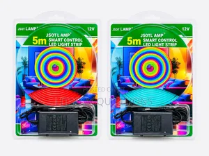 JSOT Lamp 5M Smart Control RGB LED Light Strip 12V With Adapter