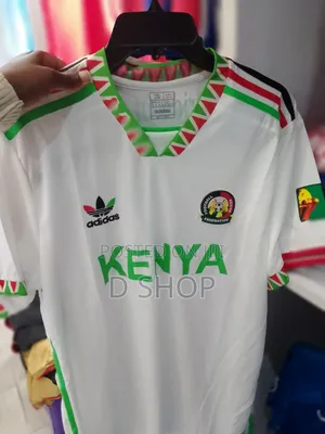 Adidas Harambee Stars Kenyan Jersey White