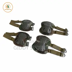 4-Piece Camouflage Protective Knee & Elbow Pad Set
