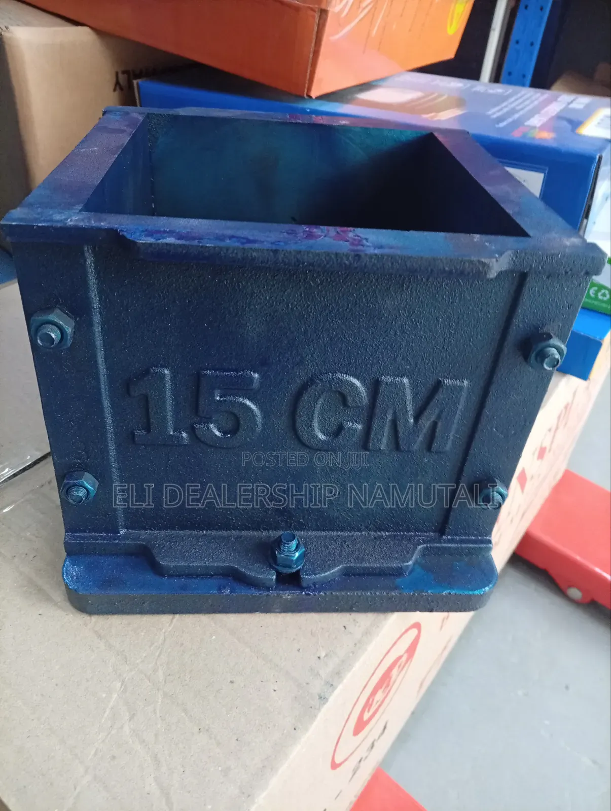 Professional 15cm Cast Iron Concrete Cube Mould