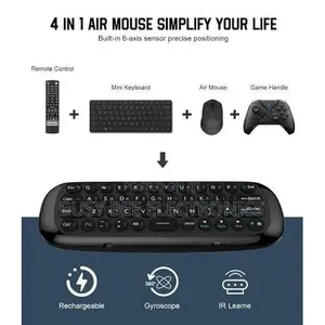 Wechip W1 4-in-1 Wireless Air Mouse Mini Keyboard