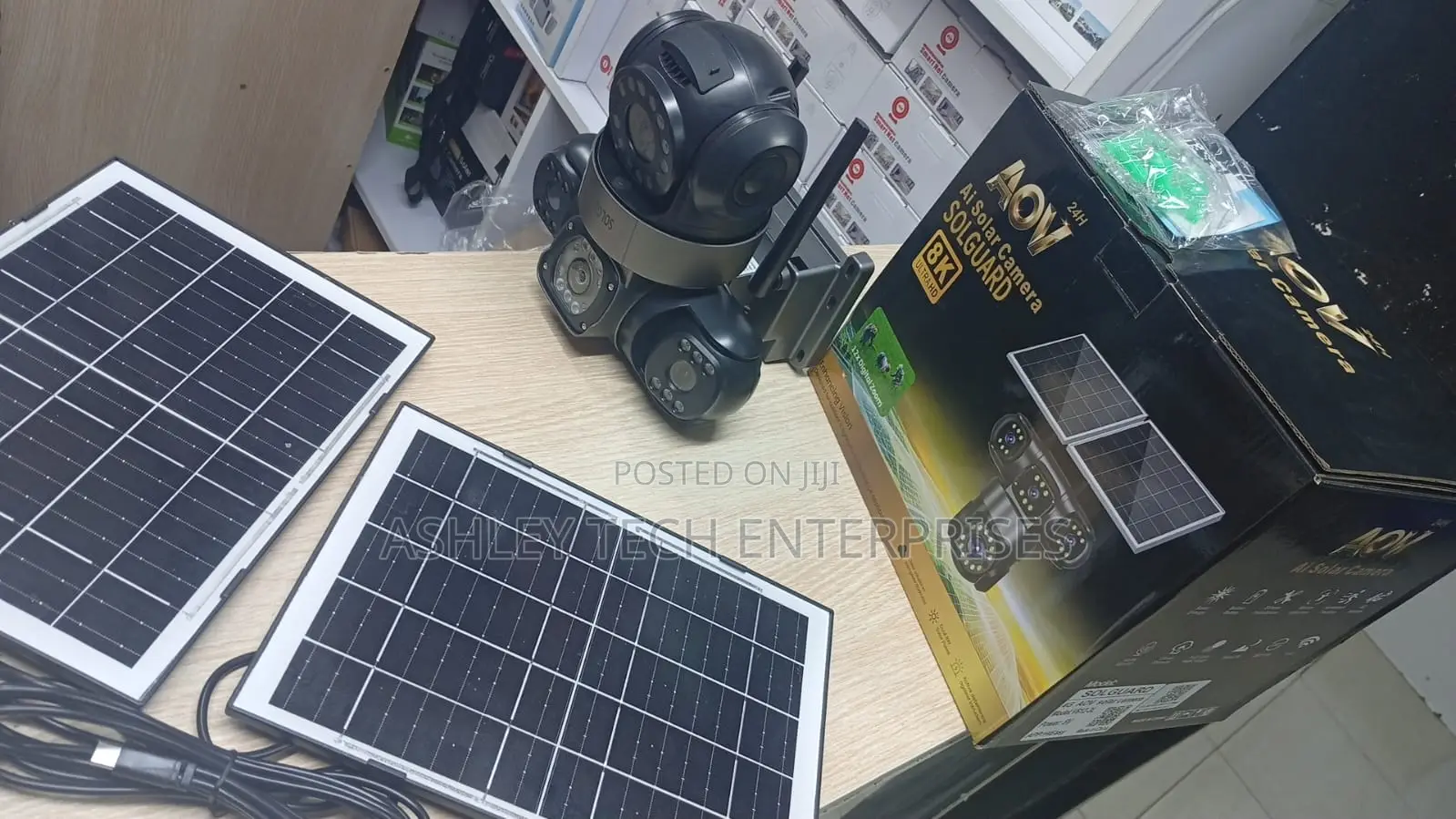 Professional Aov 24h Ai Solar Camera Solguard Ultra Hd CCTV