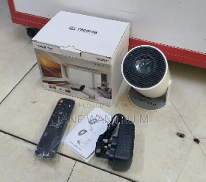 New HY300 Pro Mini Projector – 180° Rotatable LED Projector