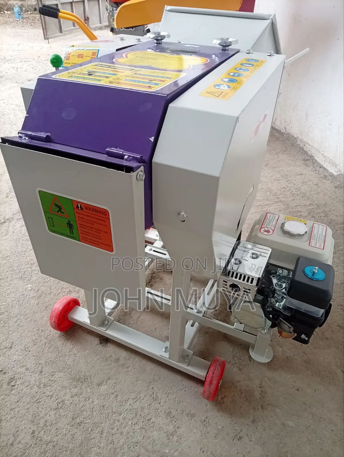 Gasoline/Motor Driven High Speed Chaff Cutter