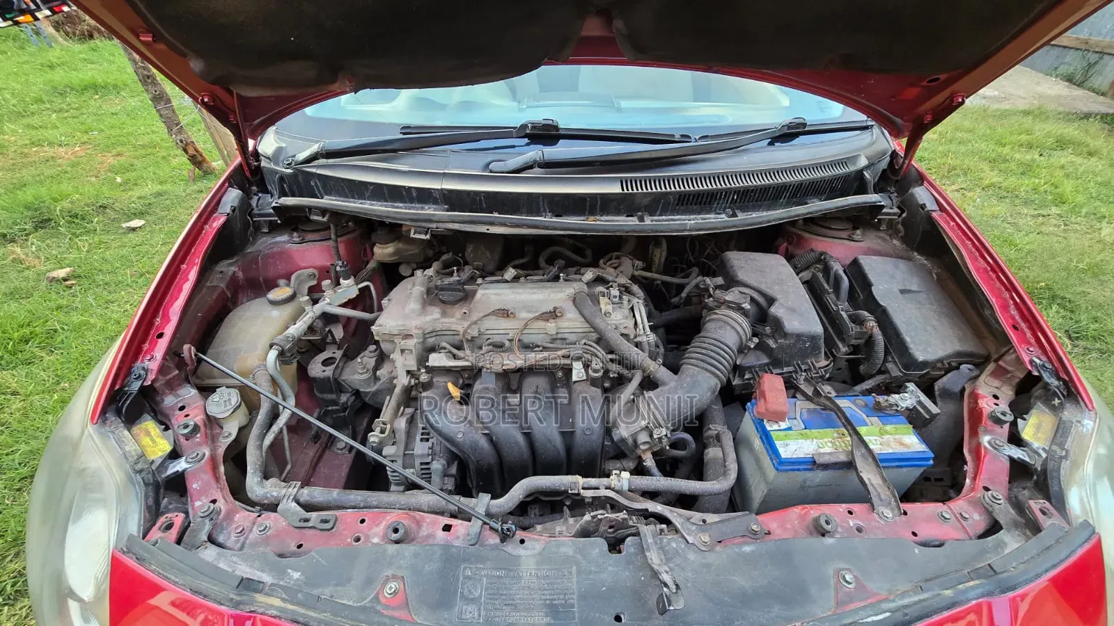 Toyota Auris 2008 Red