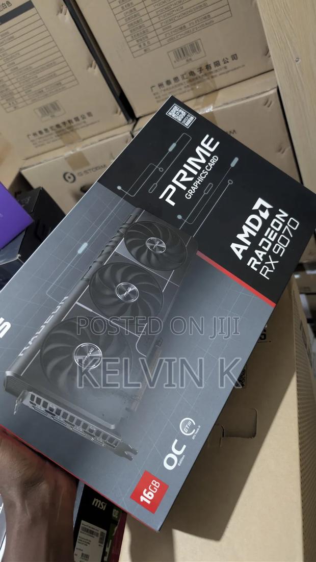 ASUS Prime Rx 9070 16gb Gaming Graphics Card Gpu - main view