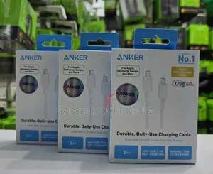 Anker 3ft 60W USB-C to USB-C Braided Cable