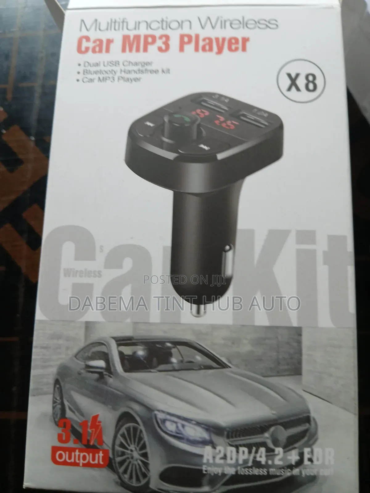 : Bluetooth FM Transmitter Dual USB Car Charger