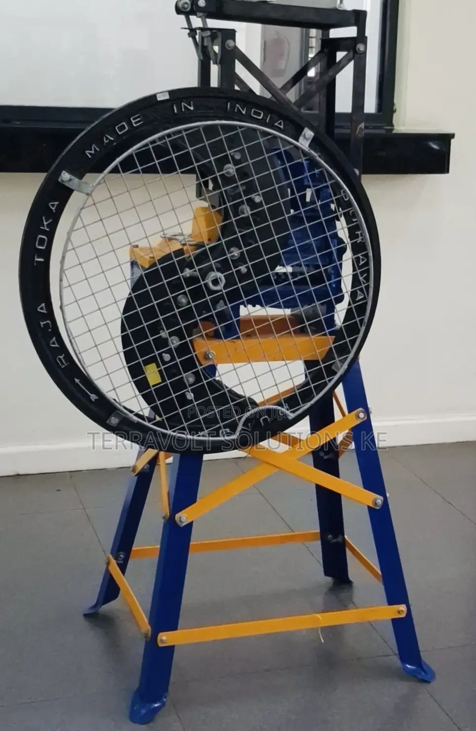 2blade RAJA Chaff Cutter With 2hp Motor+stand