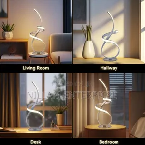 Gold Ribbon LED Table Lamp