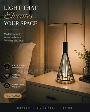 CagedBedside Lamp/Table*