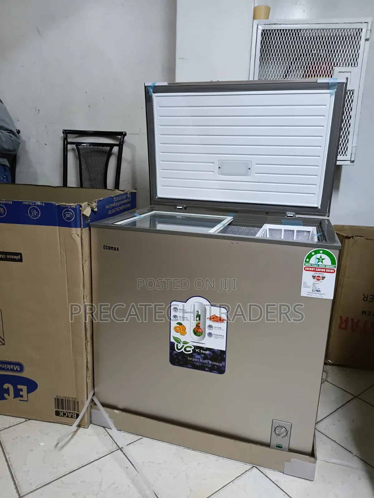 Ecomax 219L Chest Freezer for Home Business