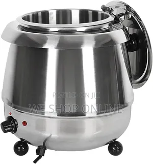 10ltr Pure Stainless Steel Electric Soup Tureen/Warmer.