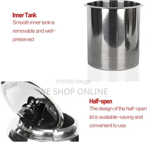 10ltr Pure Stainless Steel Electric Soup Tureen/Warmer.
