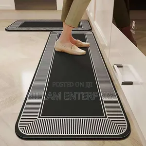 Big Size Rubber Bottom Anti-Slip Kitchen Mats*