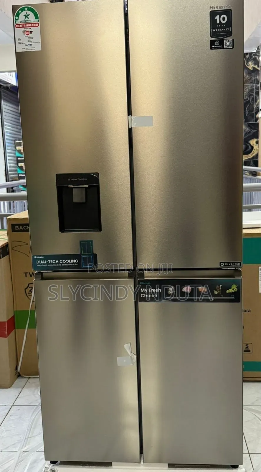 Hisense Fridge 4 Door Fridge 470l (Ref470dr)