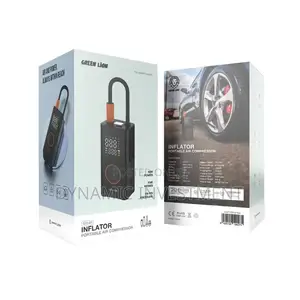 Green Lion Portable Air Compressor, 150 PSI Tyre Pump Inflator Car