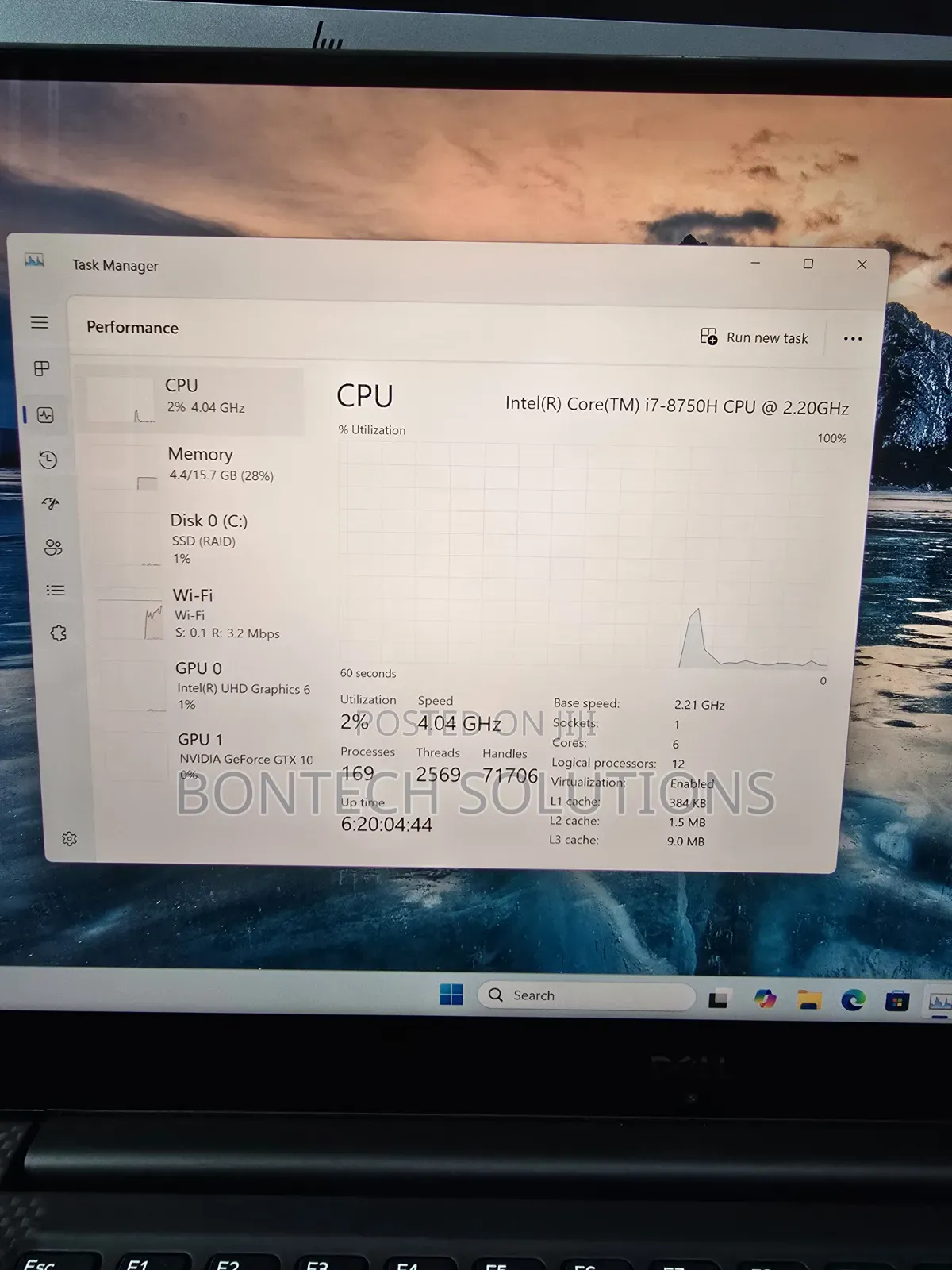 Laptop Dell XPS 15 9570 16GB Intel Core i7 SSD 512GB