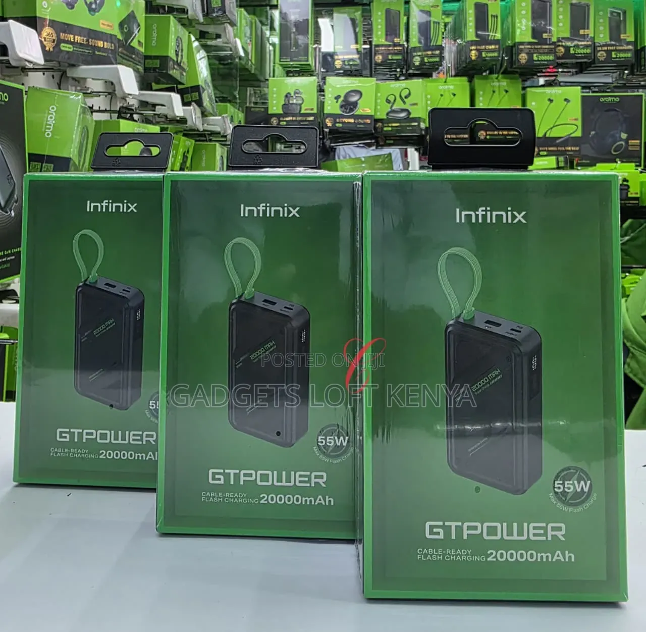 Infinix GTPOWER *55W* XP20GT 20000mAh Flash Charge Laptop Powerbank