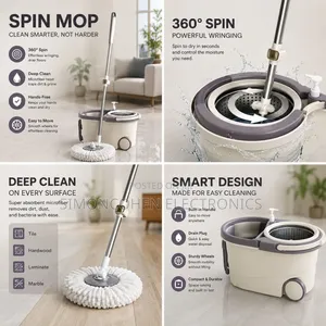 Heavy Duty Spon Mop With Wheels