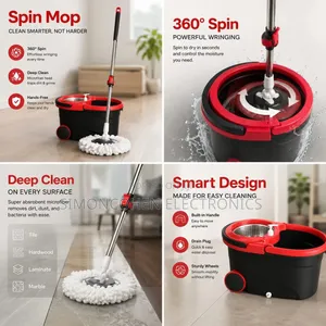 Heavy Duty Spon Mop With Wheels