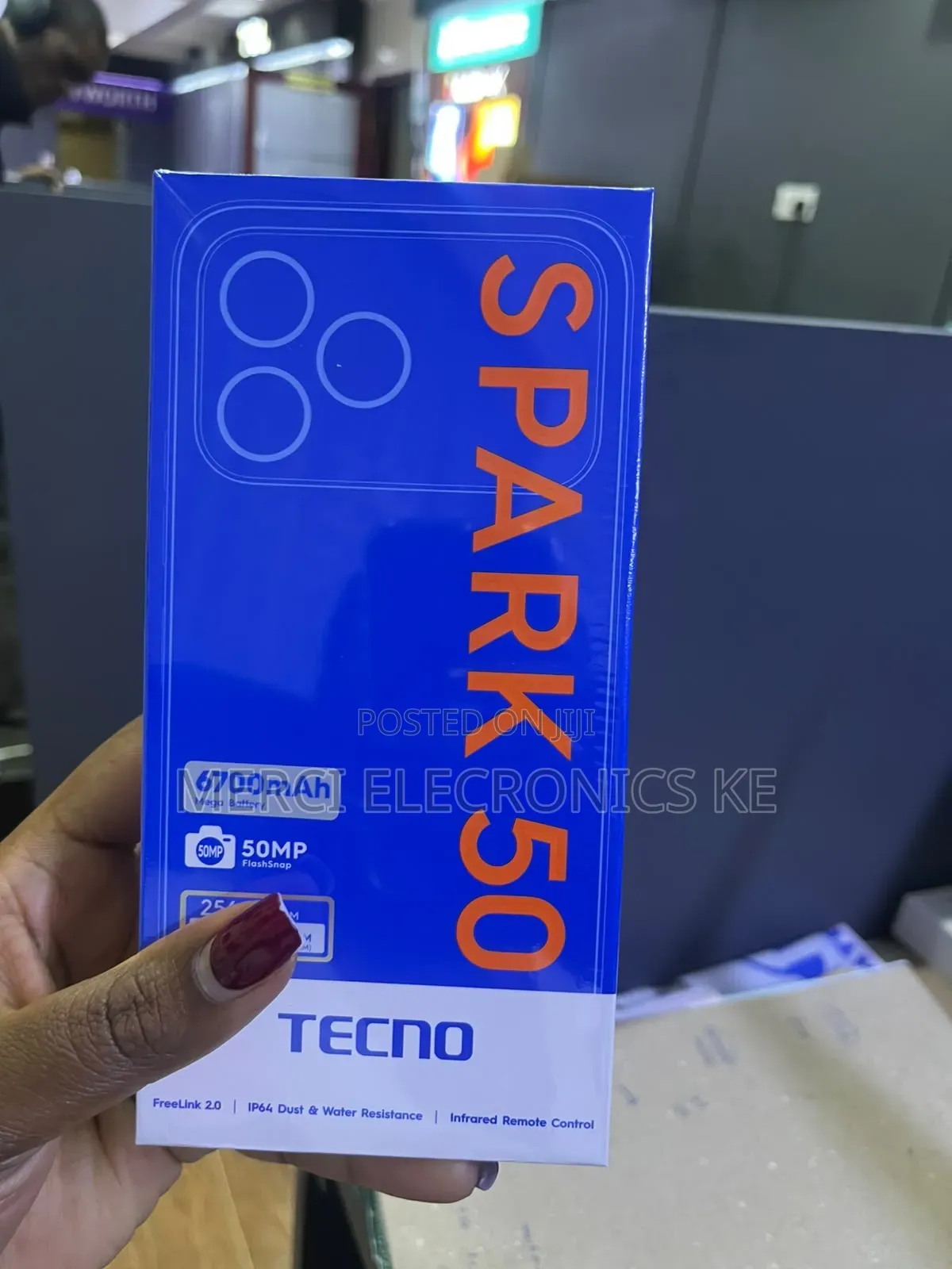 New Tecno Spark 50 128 GB Gray