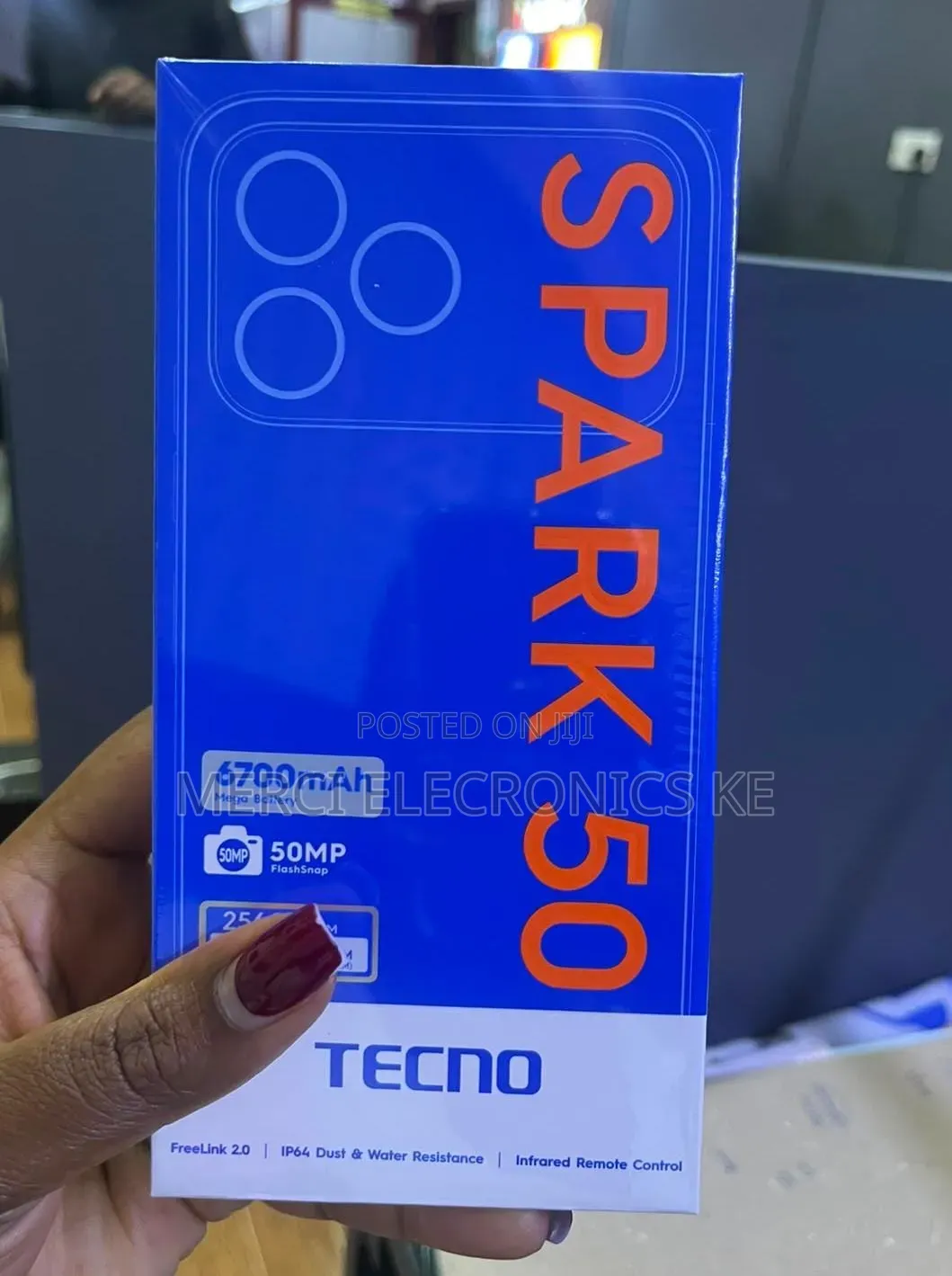 New Tecno Spark 50 128 GB Gray
