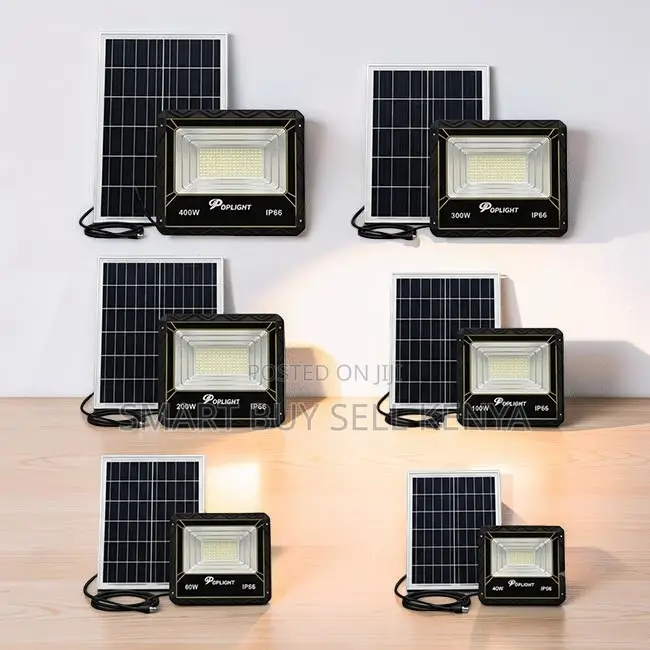 Waterproof Casing 200W 400W 500W Solar Flood Light Wholesale