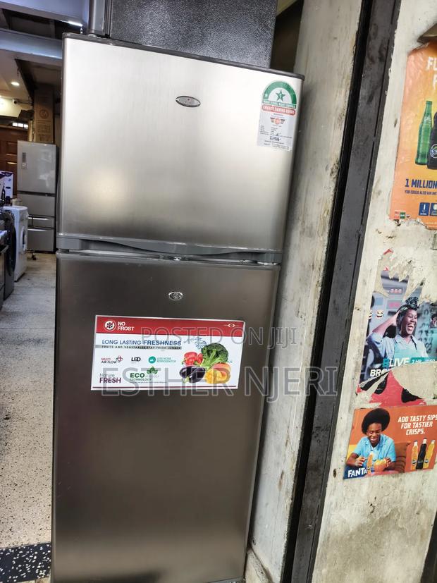 Brand New Itac Silver Double Doors Fridge - main view