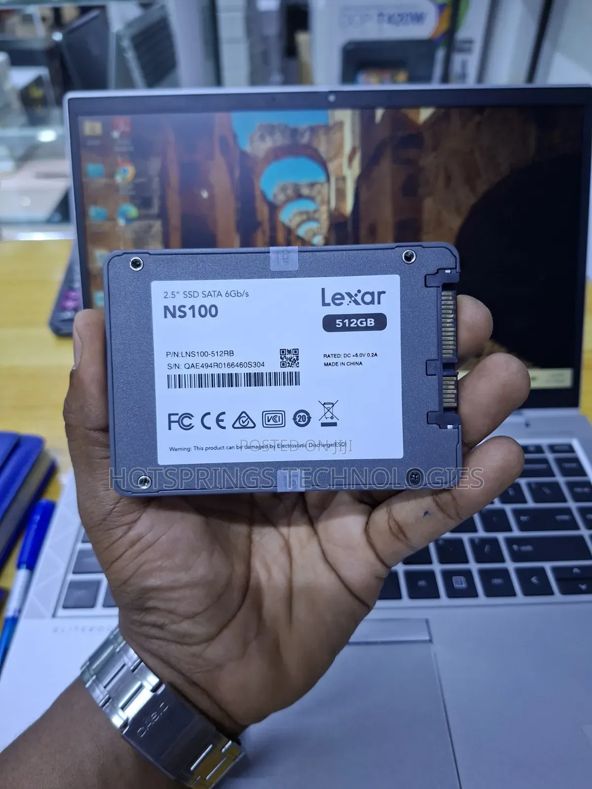 Open Box Lexar Sata 512gb SSD