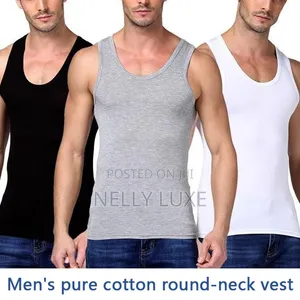 Multi Colour 3pcs Men Vests