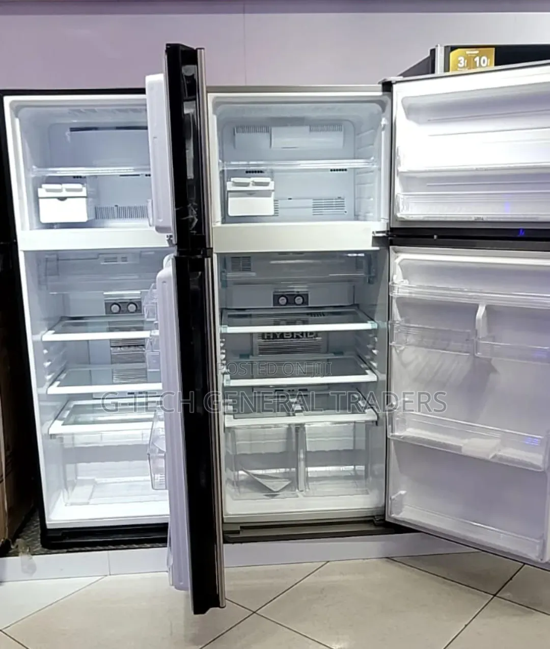 Sharp 396l Double Door No Frost Energy Saver Refrigerator