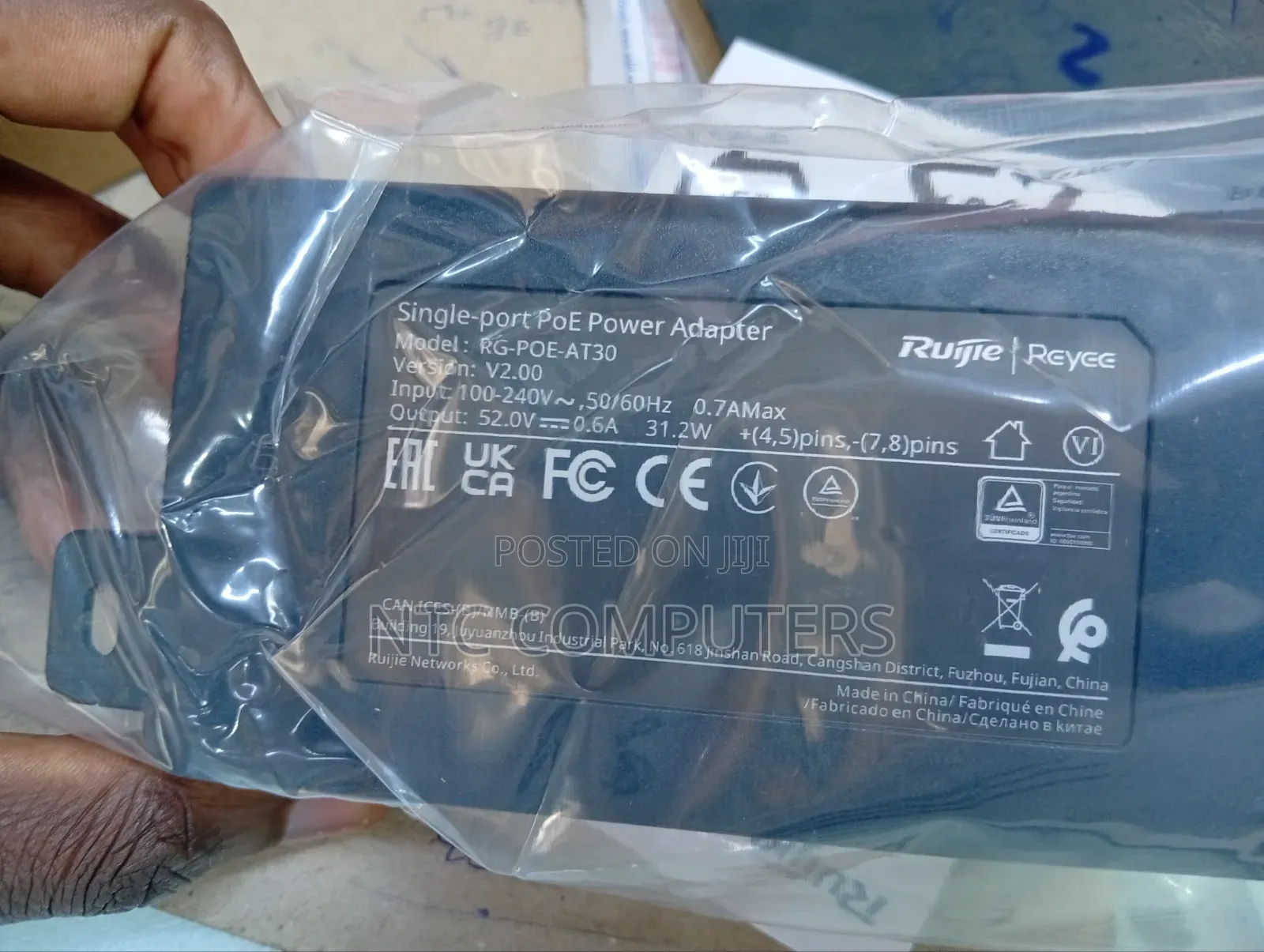 Ruijie 52v Original POE Adapter