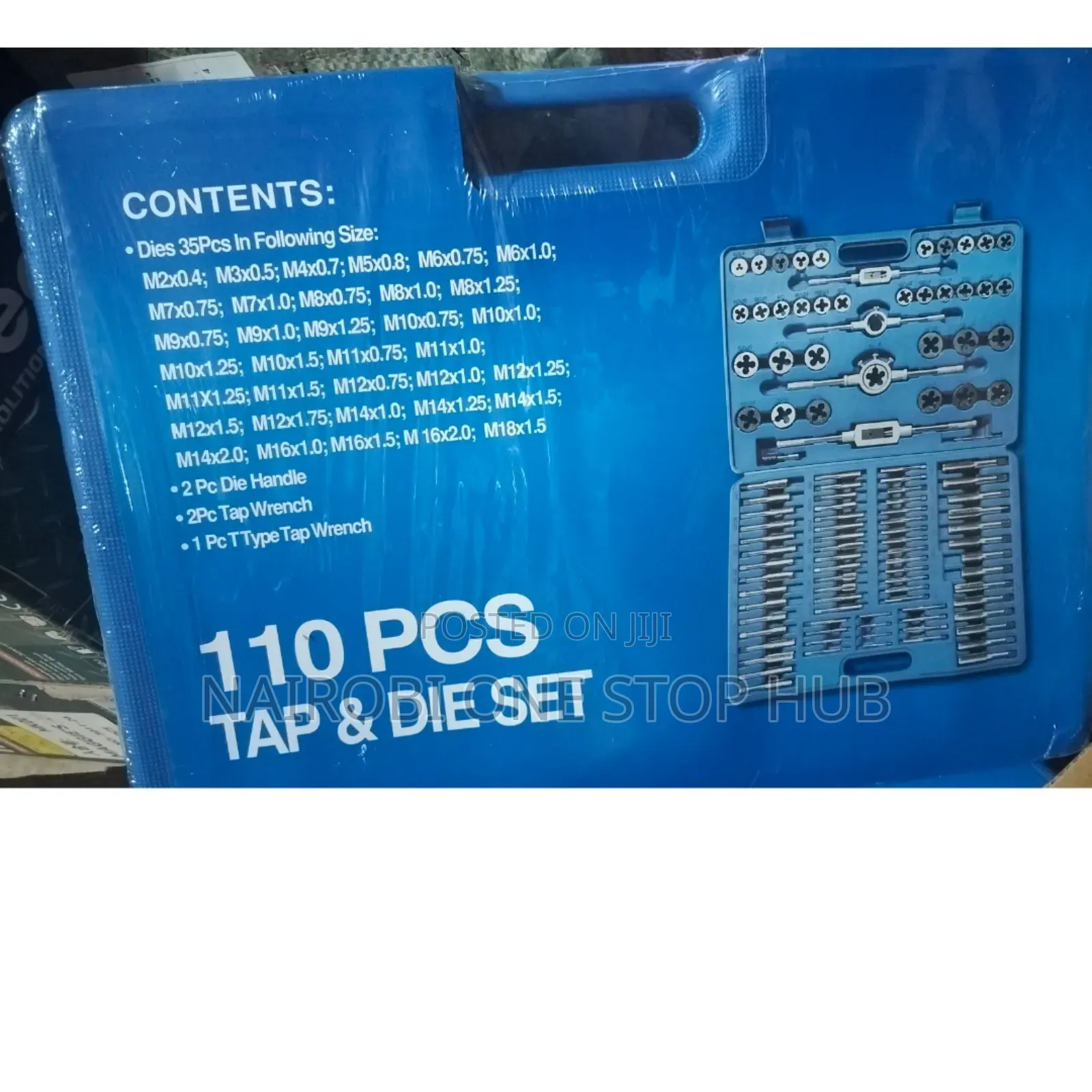 110PCS Tap Die Set