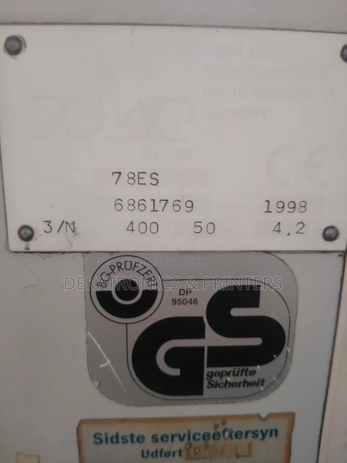 Ex German Polar 78 Guillotine Paper Cutting Machine